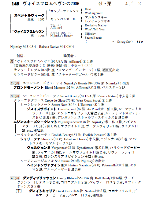 No.146�@���H�C�X�t�����w�����̂Q�O�O�U�i���X�y�V�����E�B�[�N�j