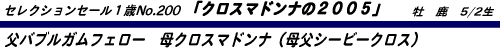 �N���X�}�h���i��2005-���o�u���K���t�F���[-��N���X�}�h���i�i�ꕃ�V�[�r�[�N���X�j