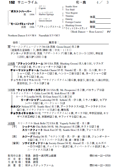 No.152�@�T�j�[���C��