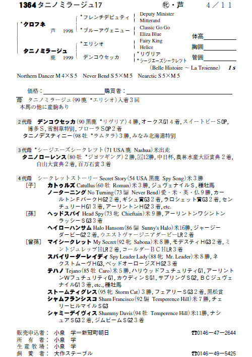 No.1364�@�^�j�m�~���[�W���P�V